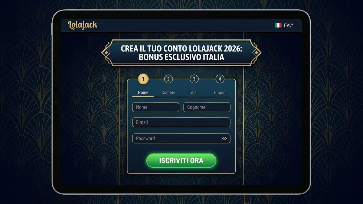 Registrazione con bonus