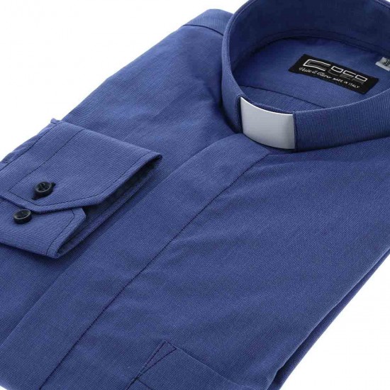 camicia-clergy-manica-lunga-di-cotone-fil-a-fil-colore-blu960025b-550x550