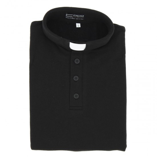 maglia-polo-clergy-cotone-felpato-nero-980018e-550x550